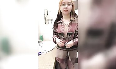 Russian Asian Girl Fists Herself in the Shower