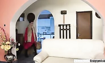 Marica Gets Paid For A Rough Shag With Her Hairy Mature Cunt