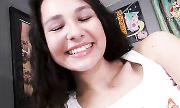 Teen Sweetheart Lets Sugar Daddy Tape a Hardcore POV Session