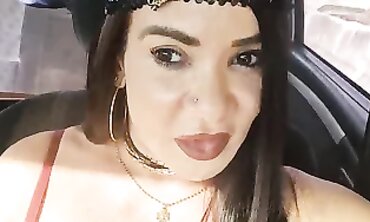 Latina Amateur Gets Lucky with Uber Driver at Party