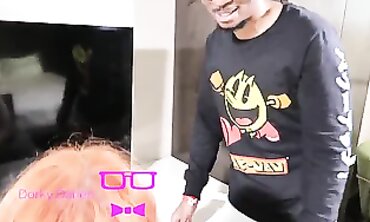 Exotic Black Coed Gets Hardcore Interracial Action