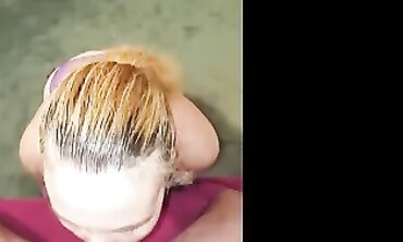 Blonde MILF Takes A Deepthroat Facial Load