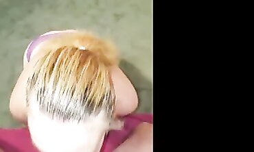 Blonde MILF Takes A Deepthroat Facial Load