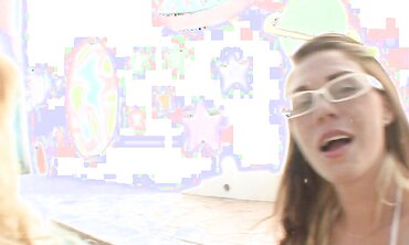 Courtney Taylor Gets Her Bulls Eye Creamed While Scarlett Super-Naughty Slurps The Jizz two
