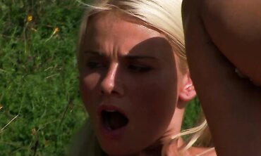 Caylian And Silvia Toying With Each Other And Intercourse Playthings On The Grass two