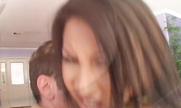 Angel Valentine Has Meat On Her Rods And Boy Meat In Her Humid Cunt