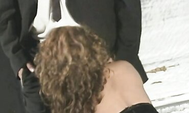 Justine Romee Gives Head Before Dressed In The Jizz Flow