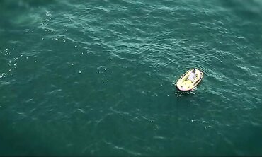 Christine Alexis Gets The Spunk Boinked Out Of Her On A Raft In The Ocean