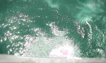 Christine Alexis Gets The Spunk Boinked Out Of Her On A Raft In The Ocean