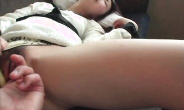 Asian Hottie With Little Hooters And A Unshaved Pubic Hair Deep Throats And Plumbs two