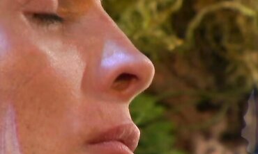 One on One, Facial Cumshot Jizz Flow, Outdoors