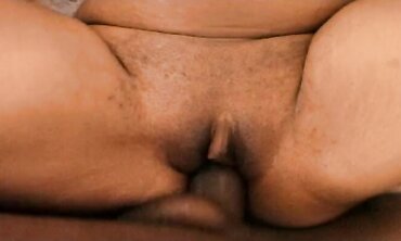 A Nasty Appetizing Is A Dark-Hued Damsel Who Gulps The Jism That Reaches Her Throat