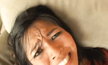 Mika Suntan Drizzles Spunk Out Her Arse And Gobbles It