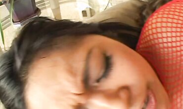 Mika Suntan Drizzles Spunk Out Her Arse And Gobbles It