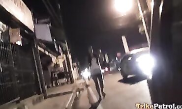 Petite Filipina Biker Doll Gets Hardcore Public Assfucking
