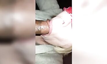 Hotwife housewife faps my monstrous ebony penis