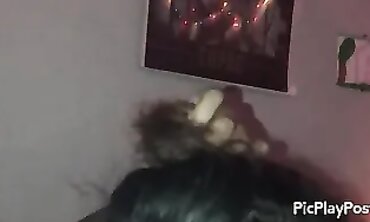 Interracial Threesome Gangbang With Amateur Slut