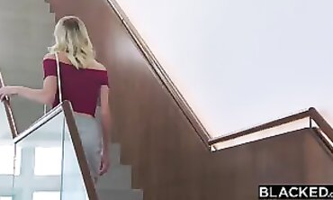 Blonde Alicia Williams Satisfies Her BBC Crush With Sly Diggler