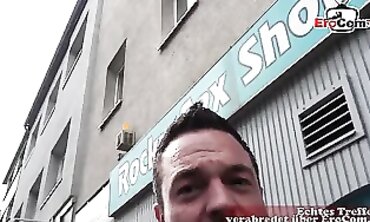 POV German Milf Casting: Agent Picks Up Busty Brunette