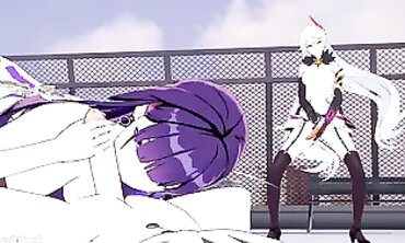 3D R18 Animation: Rough Anal & Squirting MILF
