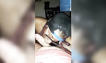 Ebony MILF POV: Deep Throat Big Black Cock
