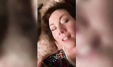 Step-Dad Catches Glamour Milf Sable Minx Watching Fetish Videos