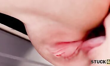 Jenny Wild Gets a Nasty Kitchen Blowjob