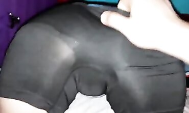 Latina Stepsister Shows Off Her Big Ass And Pussy In The Car