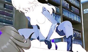 Lisa and Fischl's Steamy Library Encounter
