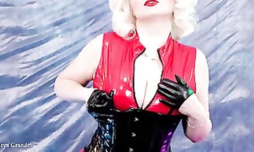 Arya Grander's Red Latex Domination
