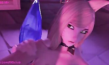 Ahri and Akali 3D Animated Audition Call with Sound