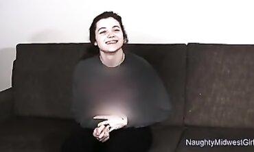 Caidence Makes Her Debut in a Raw First-Time Audition