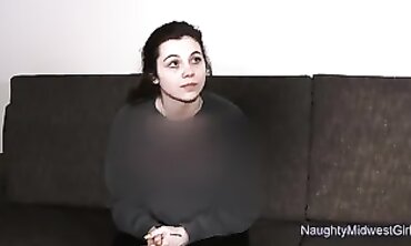 Caidence Makes Her Debut in a Raw First-Time Audition