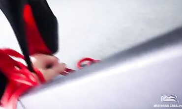 Adore My Stocking-Sole Feet in High Heels - POV Femdom Worship