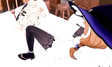 Barbara & Lisa: Turn-Based Pussy Eating & Scissoring Orgasm