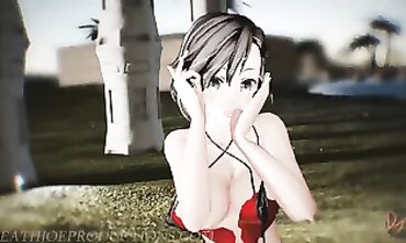 MMD R18+ Mitsu Howdy Fi Raver Beach Stage 2