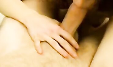 POV Blowjob With Big Cock And Brunette