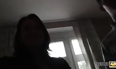 Brunette Goddess Cuckolds Her Nerdy Beau in POV Reality