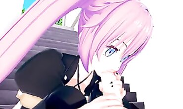 Milim Nava Tensei Slime 3D Anime Trio Outdoor Sex