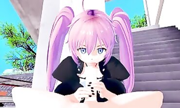 Milim Nava Tensei Slime 3D Anime Trio Outdoor Sex