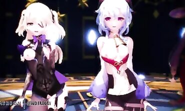 Lewd_Fraggy's Genshin Gang Dance Orgy Soiree
