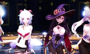 Lewd_Fraggy's Genshin Gang Dance Orgy Soiree
