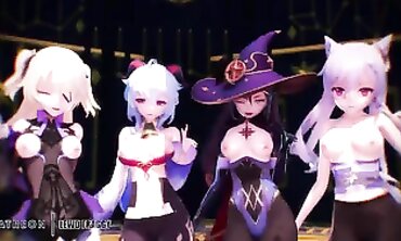 Lewd_Fraggy's Genshin Gang Dance Orgy Soiree
