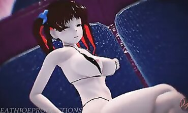 Sweetie Kuroko's Massive Tits in Hottest Anime Animation
