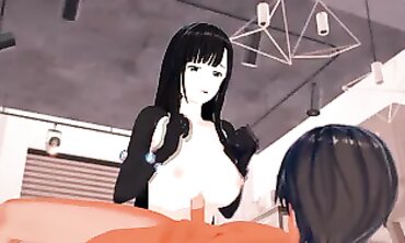 Reika Shimohira Anime Orgy with Creampie