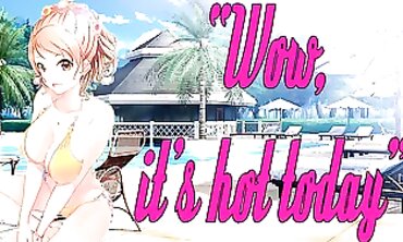 VaryanaYT Helps Sister-in-Law with Poolside Lotion Massage