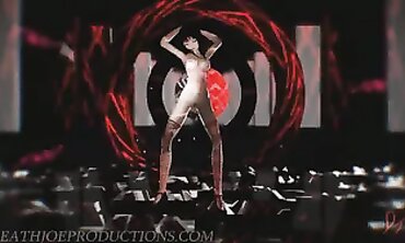 Hot Korean Babe Kangxi Dances to Flip Deep