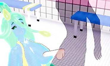 Suu: 3D Anime Monster Girl with Big Tits & Creampie