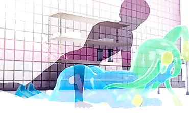Suu: 3D Anime Monster Girl with Big Tits & Creampie