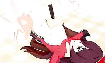 Amber Genshin Impact 3D Animated Hentai